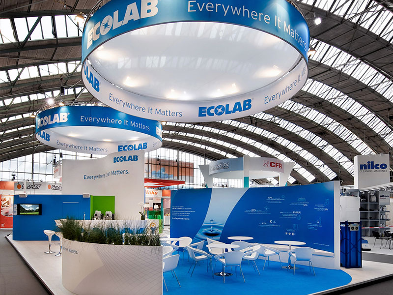 Eyecatcher voor Ecolab door FaberExposize